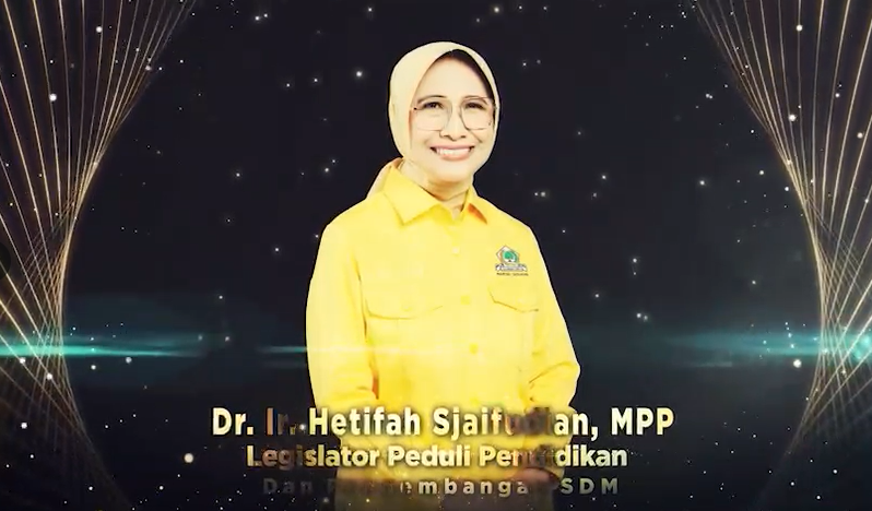 Ketua Komisi X DPR RI Hetifah Sjaifudian raih KWP Award 2026. (BeritaNasional/KWP)