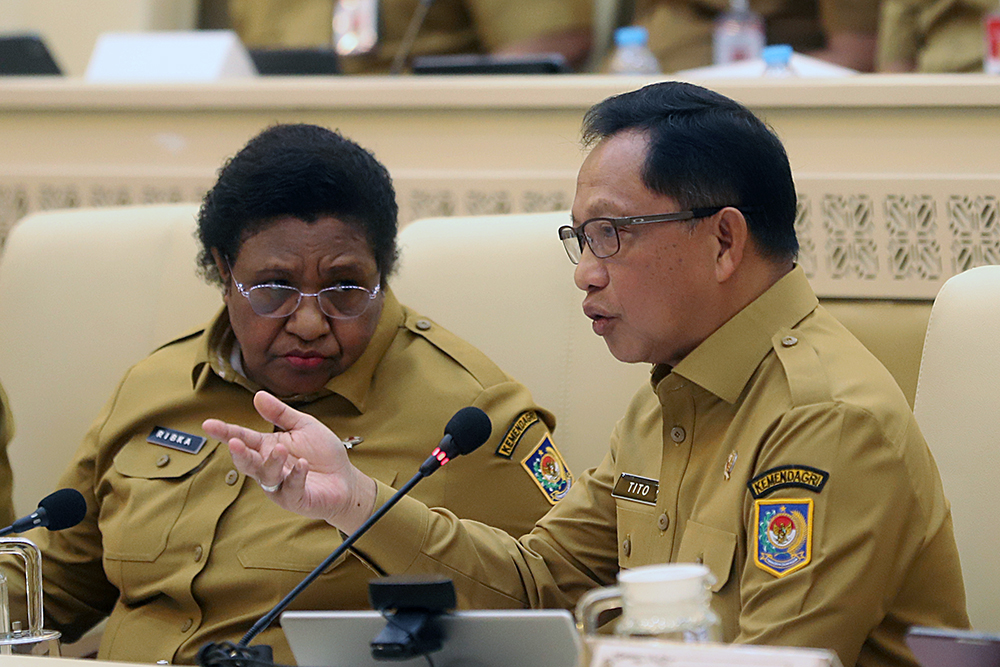 Mendagri Tito Karnavian. (BeritaNasional/Elvis Sendouw)