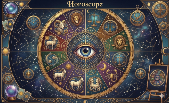 Zodiak hari ini. (BeritaNasional/Gemini AI)