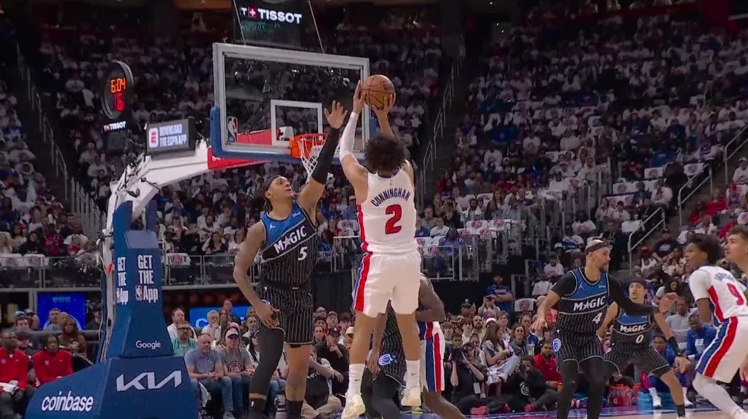 Laga Detroit Pistons vs Orlando Magic di game 2. (Foto/Instagram NBA)