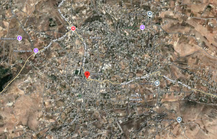 Bint Jbeil menjadi lokasi penting bagi Hezbollah. (Foto/ist)