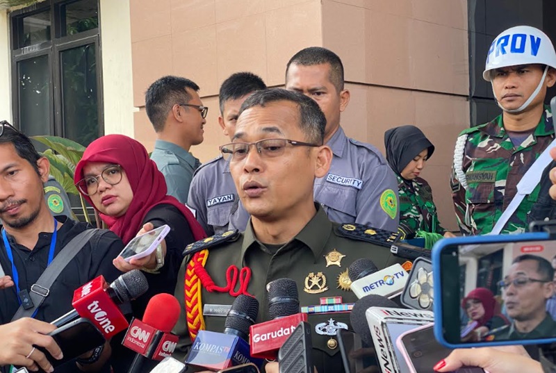 Oditur Mayor TNI Chk W. Marpaung  (Beritanasional/Bachtiar)