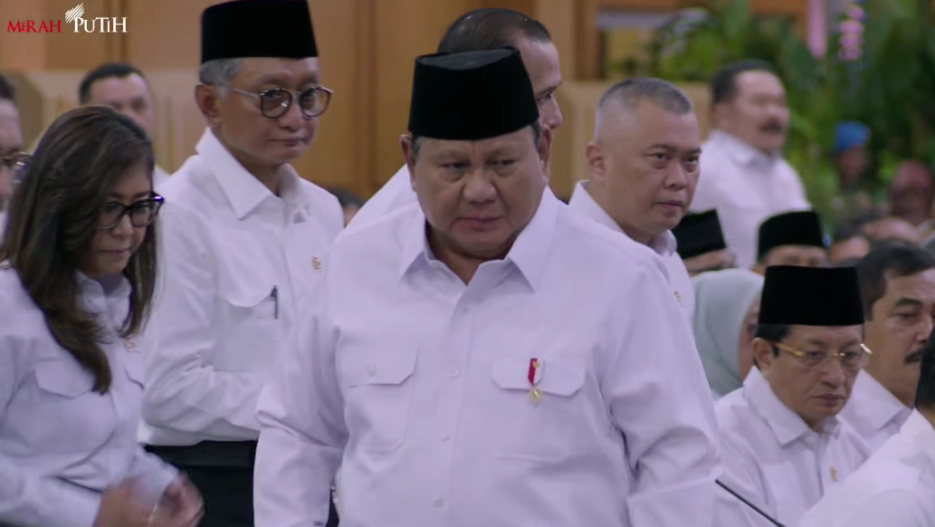 Presiden Prabowo Subianto. (Foto/YouTube Setpres)