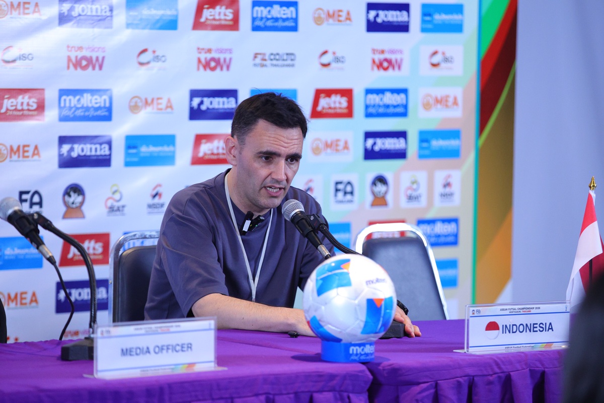Pelatih timnas futsal Indonesia, Hector Souto. (Foto/FFI).