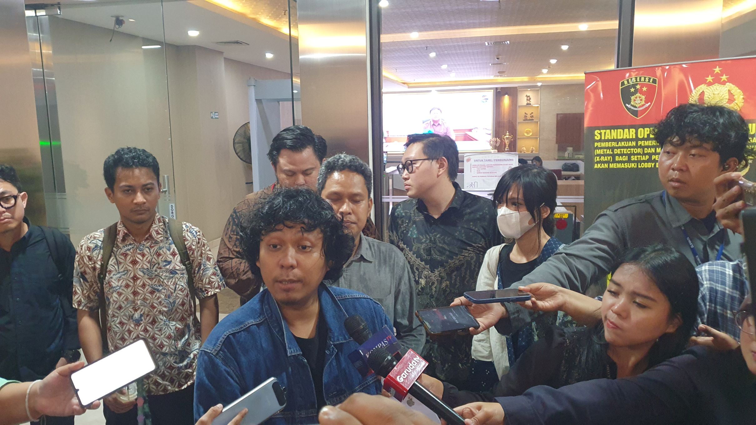 TAUD yang diwaliki Koordinator KontraS, Dimas Bagus Arya. (BeritaNasional/Bachtiar)