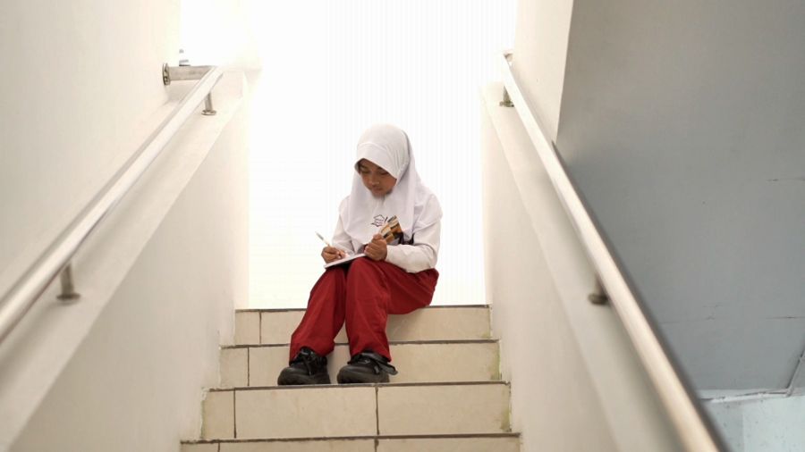 Raisa Alena Wijayanto, siswa kelas 5 Sekolah Rakyat Dasar 2 Surakarta. (Foto/Ist)