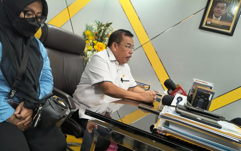 Anggota Komisi III DPR RI Fraksi Partai Golkar Mangihut Sinaga (Beritanasional/Ahda)