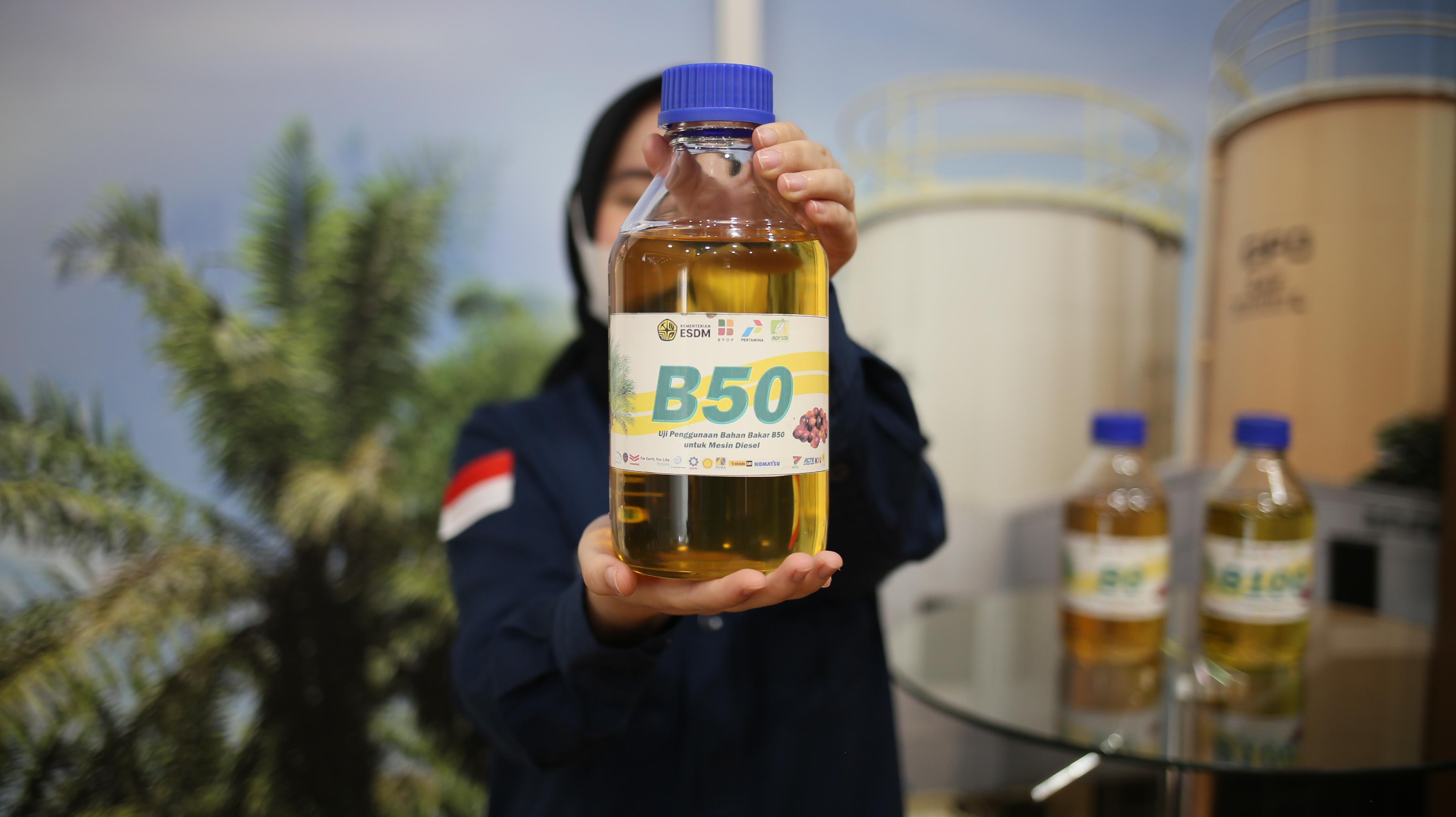 Minyak B50. (BeritaNasional/dok ESDM)