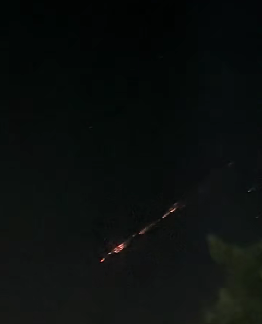Video benda bercahaya yang melintas di langit Lampung. (Foto/tangkapan layar)