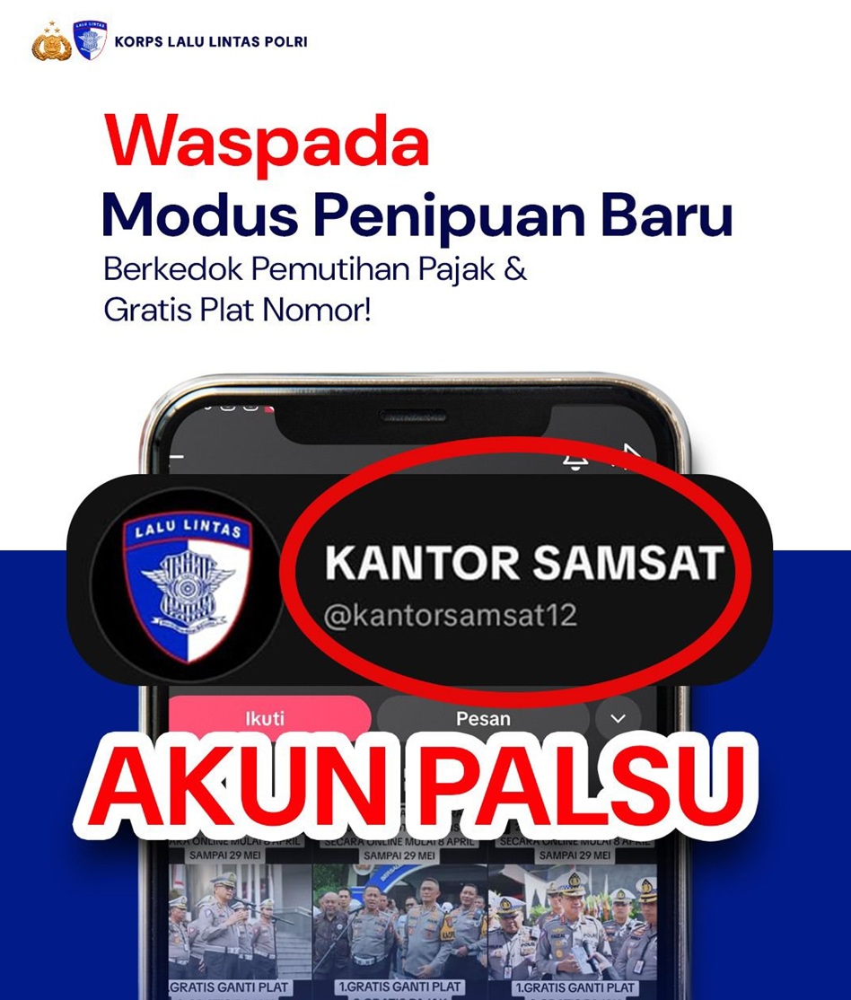 Viral Pemutihan Pajak Kendaraan 2026 Gratis. (Foto/istimewa)