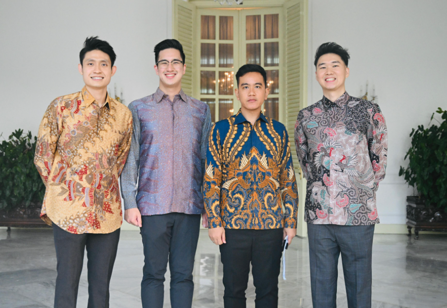 Momen pertemuan Wapres Gibran dengan WHIM Management Indonesia. (BeritaNasional/Panji Septo)