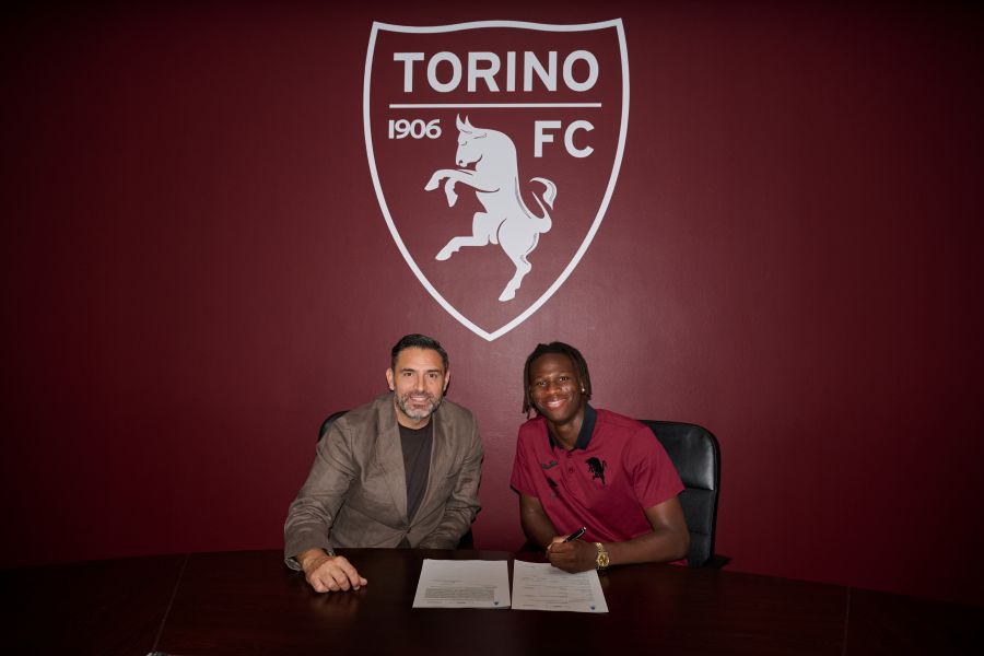 Penyerang muda Torino, Alieu Njie. (Foto/doc. Torino)