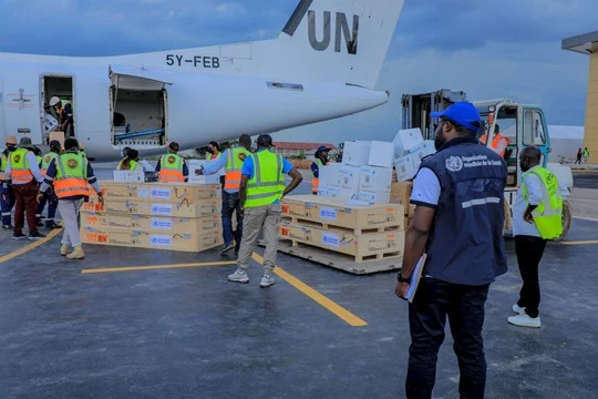 Kebutuhan logistik WHO untuk Ebola di Kongo, Afrika, Mei 2026. (BeritaNasional/WHO)