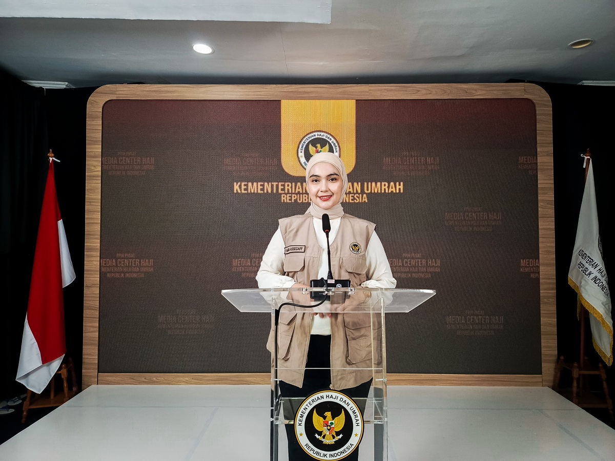Juru Bicara Kementerian Haji dan Umrah Republik Indonesia, Maria Assegaff. (Foto/Kemenhaj)