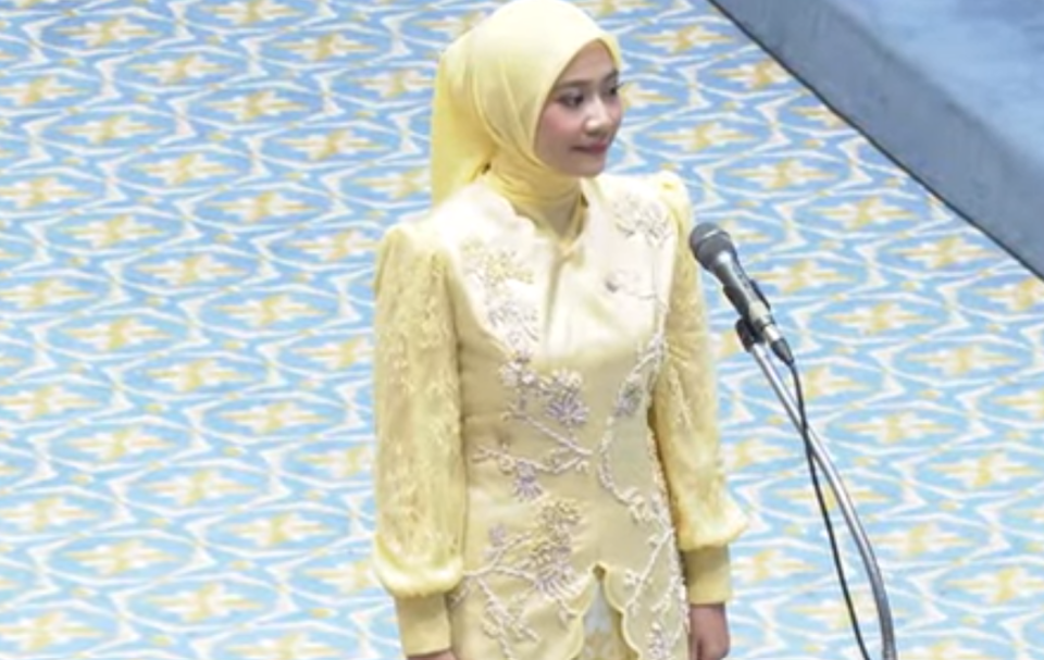 Adela Kanasya Adies dilantik jadi anggota DPR PAW. (BeritaNasional/Ahda)