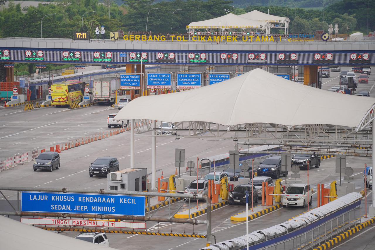 Arus Balik Libur Panjang, Kendaraan ke Jakarta via Tol Trans Jawa Naik 21 Persen. (Foto/Jasamarga)