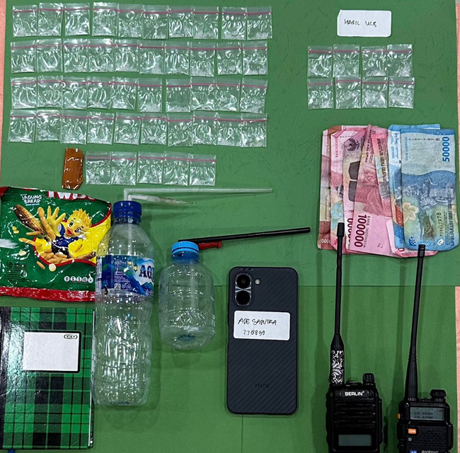Modus Kampung Narkoba Samarinda Terbongkar. (Foto/istimewa)