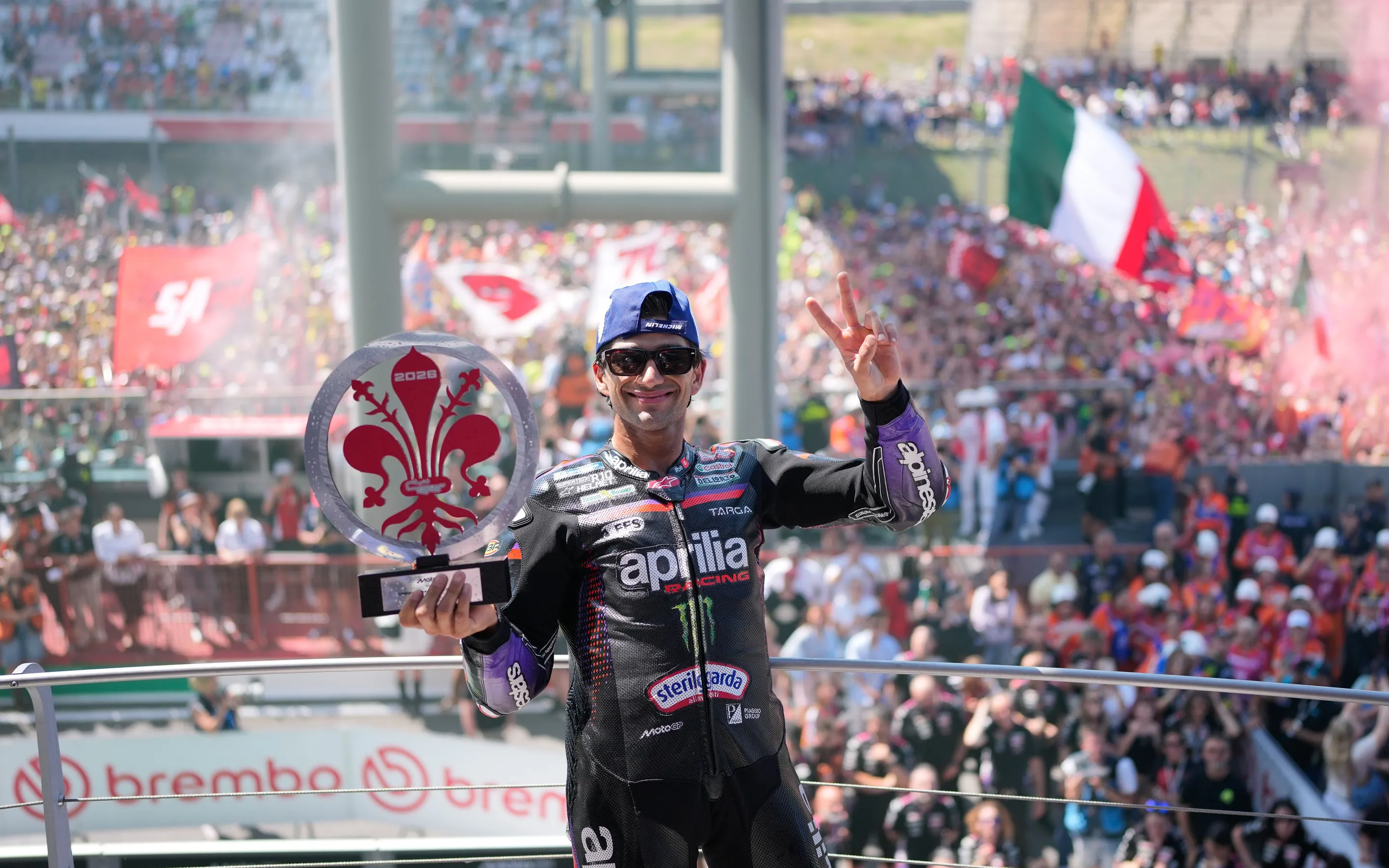 Bezzecchi Akhiri Dominasi Ducati di Mugello, Aprilia Cetak Sejarah Finis 1-2. (Foto/Motogp.com)