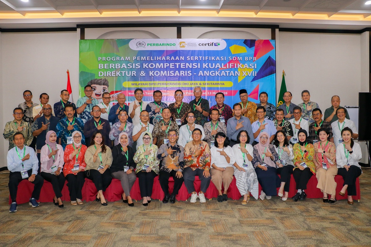 BPR Bank Sinpo Ikuti Sertifikasi SDM BPR yang Digelar Perbarindo DKI Jaya. (Foto/istimewa)