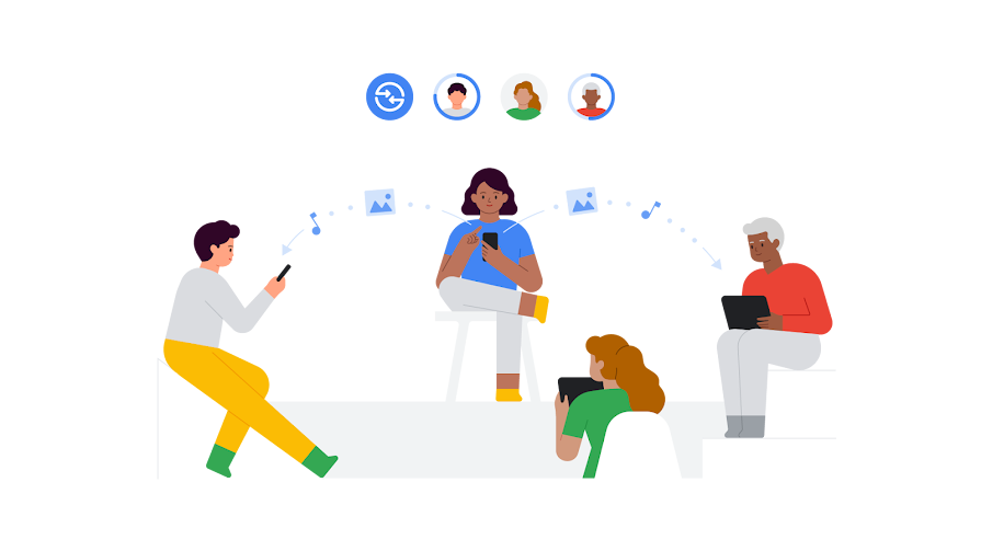 Google Quick Share yang bisa berbagi file dengan AirDrop. (BeritaNasional/Google)