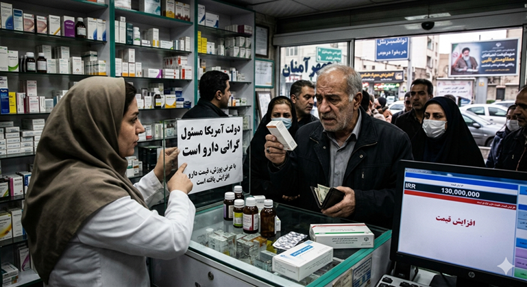 Ilustrasi harga obat di Iran naik. (Foto/Ilustrasi/Gemini AI)