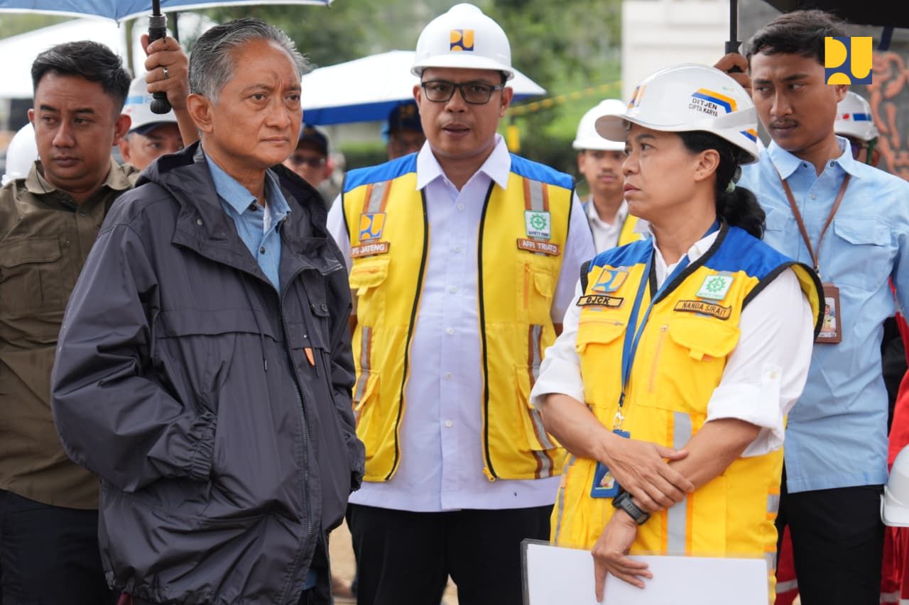 Menteri PU Dody Hanggodo saat berada di Wonosobo. (BeritaNasional/KemenPU)