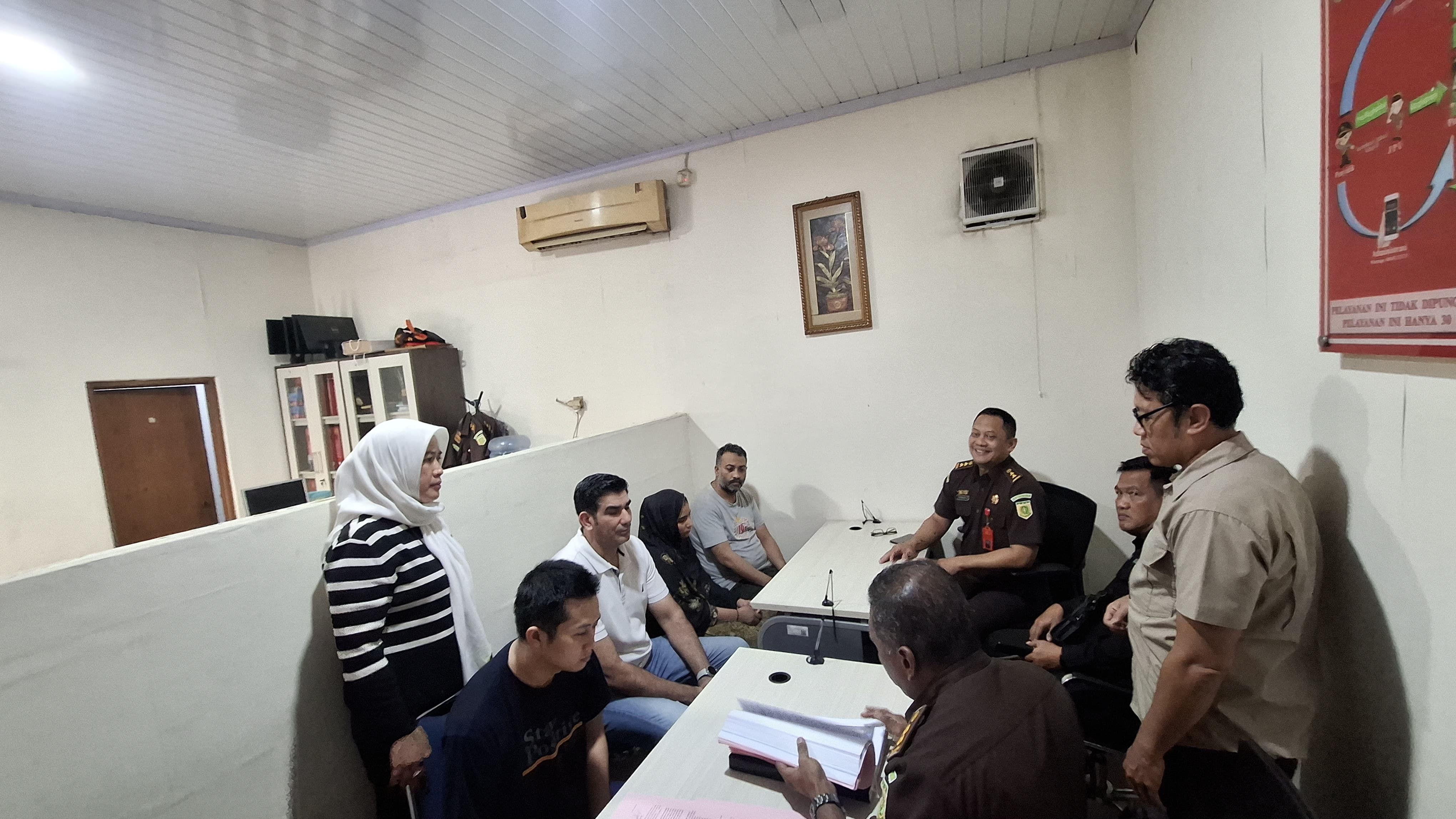 Dua WN Pakistan penyelundup sabu dilimpahkan ke Kejari Kota Tangerang. (Foto/Ist)