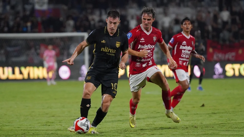 Pertandingan antara Borneo FC vs Bali United. (Foto/ileague.id)