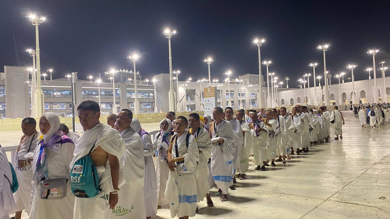 Jemaah Haji asal Indonesia. (Foto/Kemenhaj)