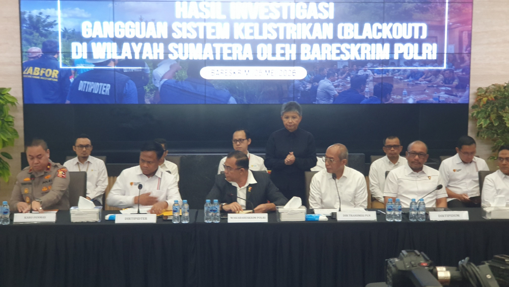 Bareskrim Polri menggelar konferensi pers. (BeritaNasional/Bachtiarudin Alam)