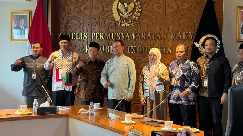 GPCI Laporkan ke MPR soal 9 WNI Ditangkap Israel (Beritanasional/Ahda))