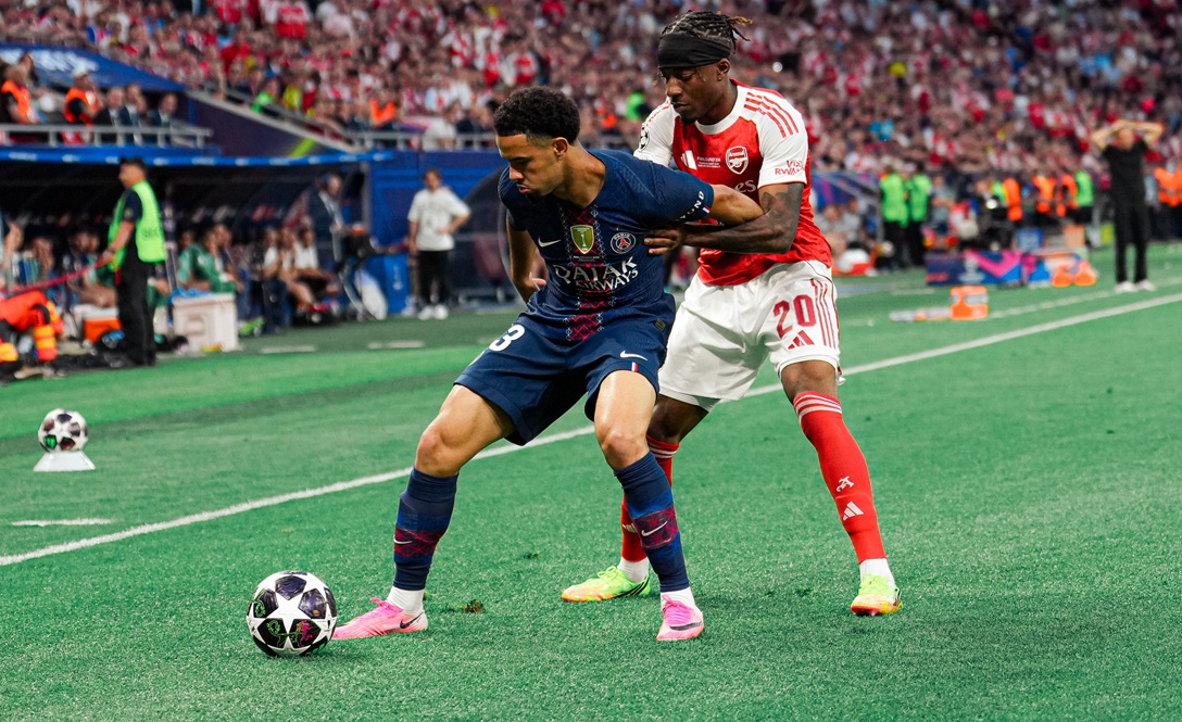 Pertandingan final liga champions PSG vs Arsenal. (Foto/PSG Inside)