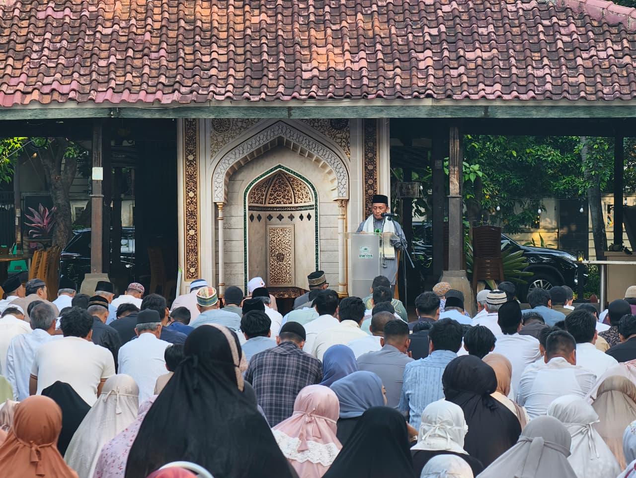 Pelaksanaan solat Idul Adha 1447 Hijriah. (BeritaNasional/istimewa)