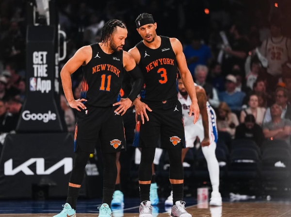 Pebasket Knicks Jalen Brunson (kiri). (Foto/Instagram Jalen Brunson)