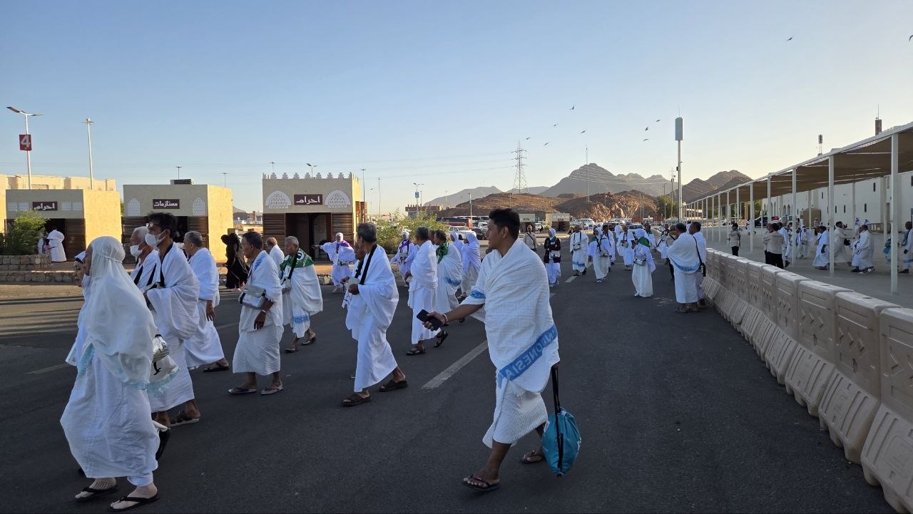 Jemaah Haji asal Indonesia. (Foto/Kemenhaj)