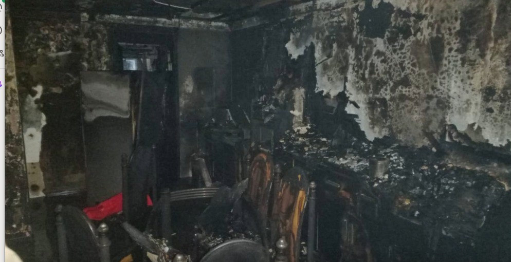 Kebakaran hanguskan rumah di Tanjung Priok, Jakut. (Foto/Istimewa)