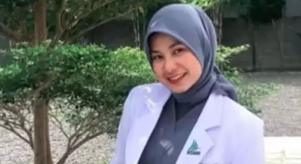Dokter magang di RS KH Daud Arif, Myta Aprilia Azmi meninggal dunia diduga karena kelelahan. (BeritaNasional/instgram)