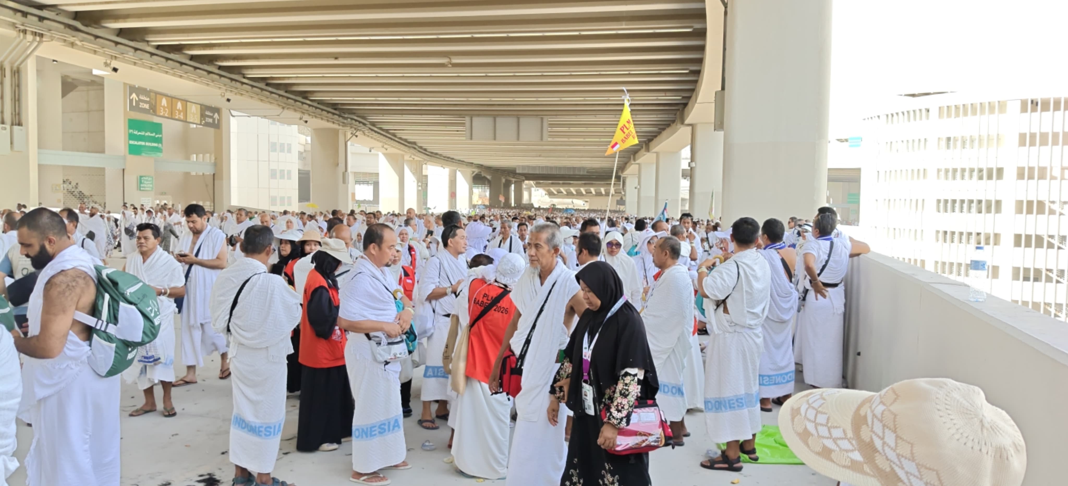 Seluruh Jemaah Indonesia Berhasil Tiba di Mina dengan Lancar. (Foto/Kemenhaj)