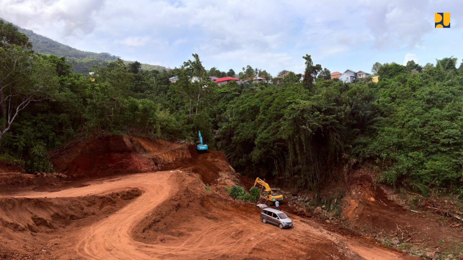 Pengerjaan sabo dam di Maluku Utara 2026. (BeritaNasional/KemenPU)