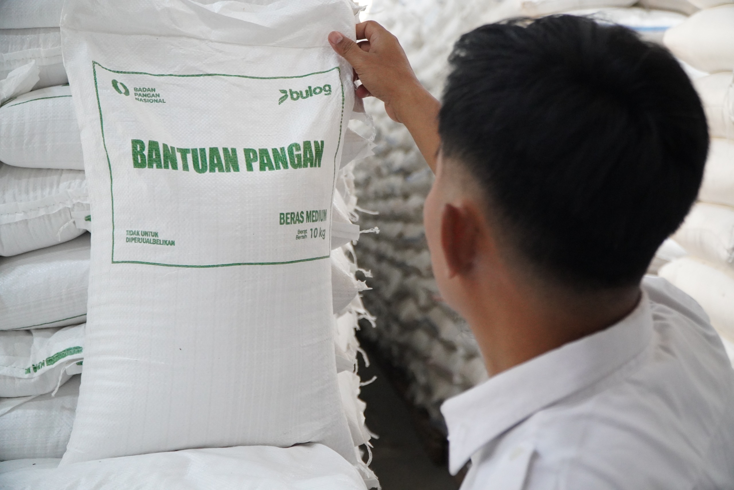 Bantuan pangan dari pemerintah. (Foto/Badan Pangan)