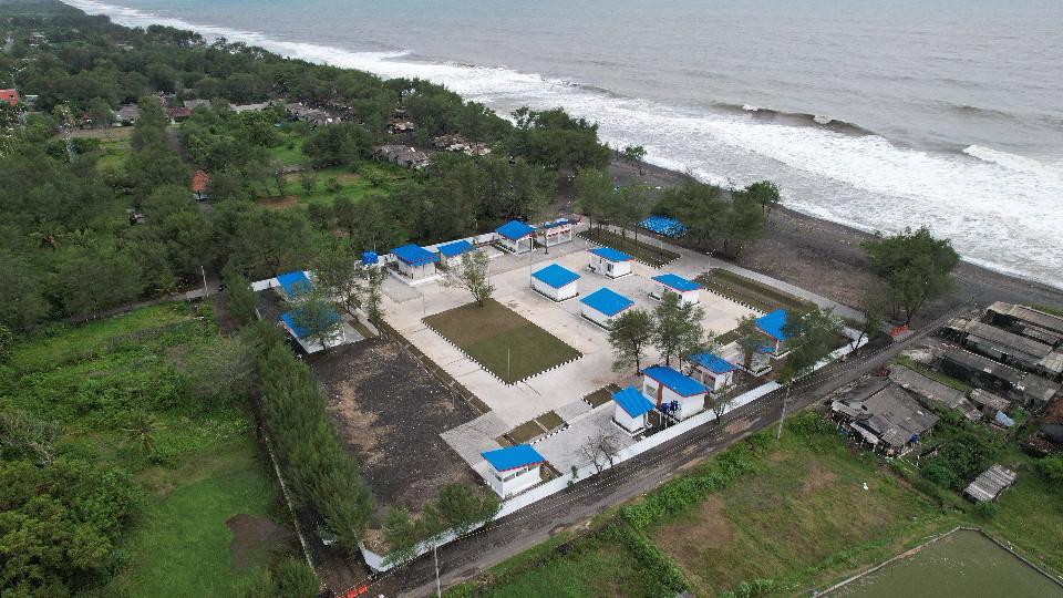 Ilustrasi Kampung Nelayan Merah Putih. (Foto/KKP)