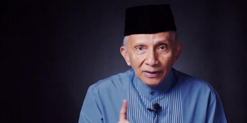 Tokoh politik, Amien Rais. (Foto/Ist)