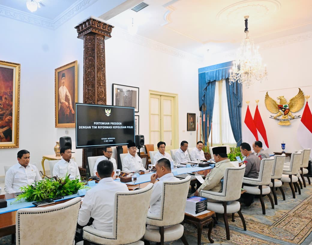 KPRP saat bertemu Presiden Prabowo Subianto di Istana Negara. (Foto/BPMI)