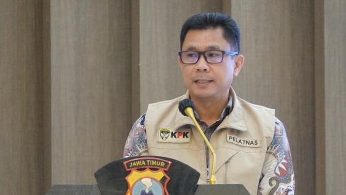 Direktur Pendidikan dan Pelatihan Antikorupsi (ACLC) KPK Yonathan Demme Tangdilintin. (BeritaNasional/Panji)