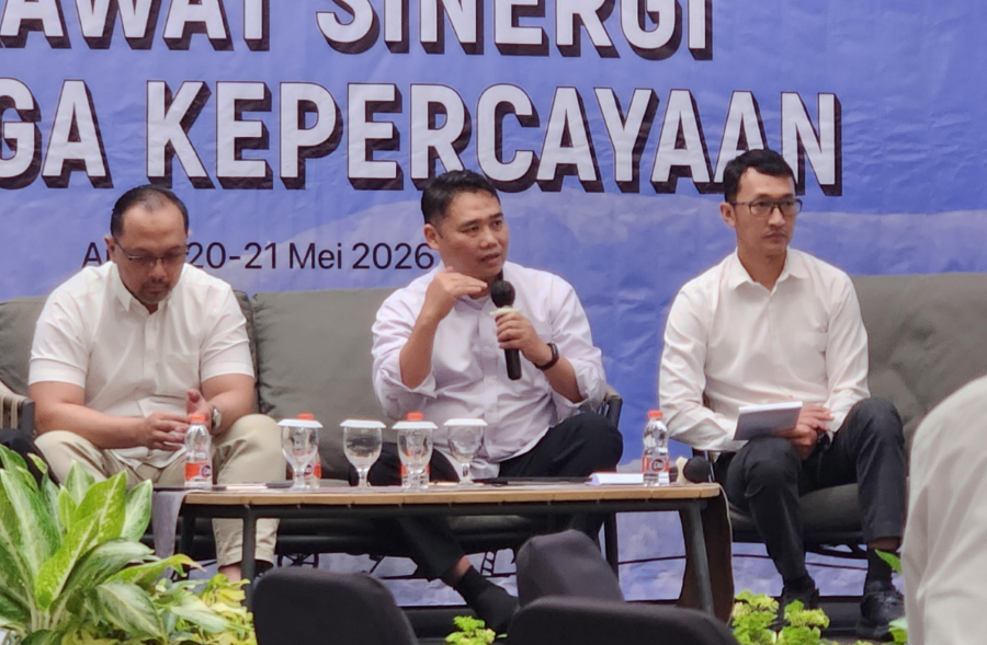 Diskusi Media Gathering KPK 2026 bertajuk “Merawat Sinergi Menjaga Kepercayaan”. (BeritaNasional/Panji Septo)