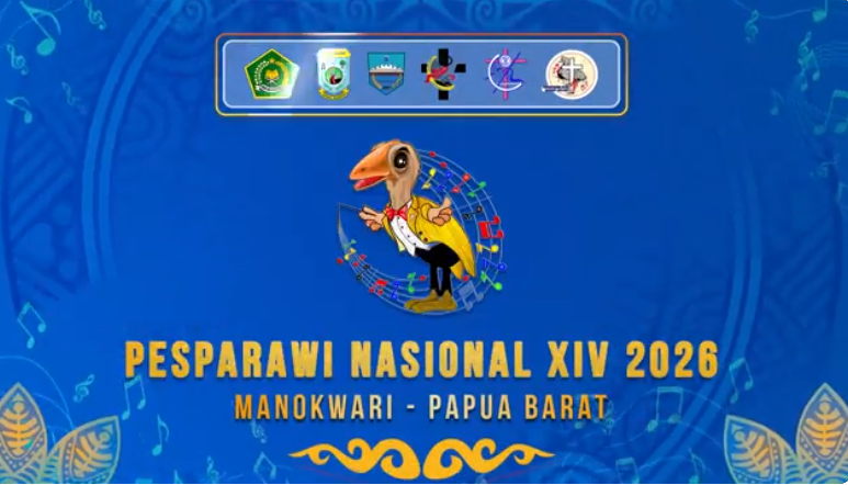 Pesta Paduan Suara Gerejawi (Pesparawi) Nasional XIV Tahun 2026 di Manokwari, Papua Barat. (BeritaNasional/Panitia Pesparawi Nasional)