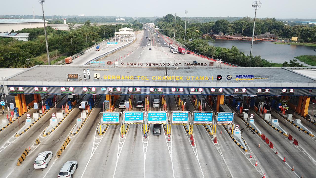 Volume Lalu Lintas Tol Trans Jawa Melonjak Signifikan. (Foto/Jasa Marga)