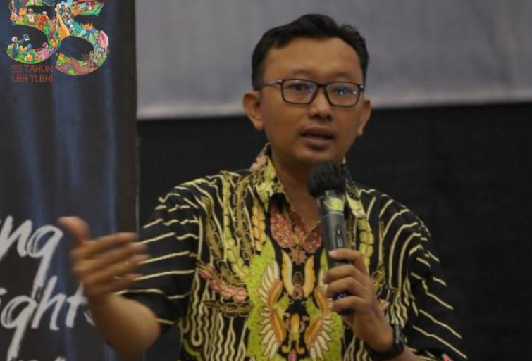 Ketua Yayasan Lembaga Bantuan Hukum Indonesia (YLBHI) Muhamad Isnur. (BeritaNasional/istimewa)