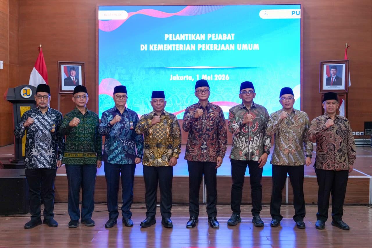 7 Pejabat PU yang dilantik Menteri PU Dody Hanggodo. (BeritaNasional/KemenPU)