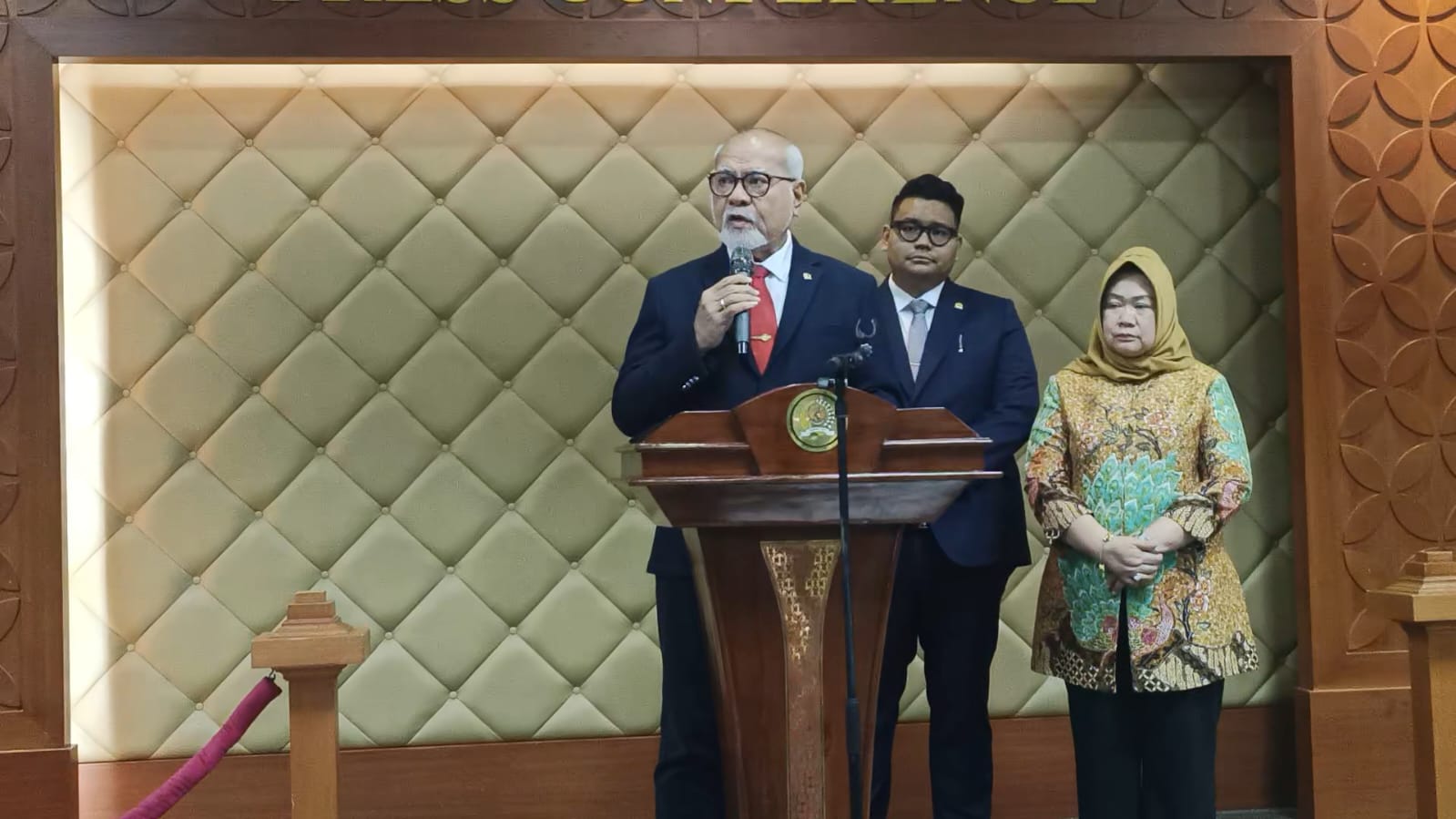 Ketua Badan Sosialisasi MPR RI Abraham Liyanto. (BeritaNasional/Ahda)